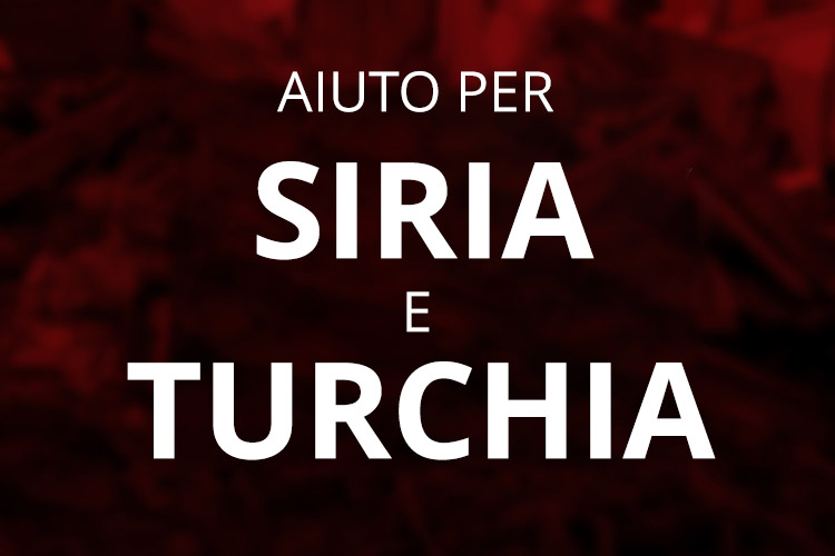 testo aiuto per la Turchia e la Siria di Elithair dopo il terremoto.